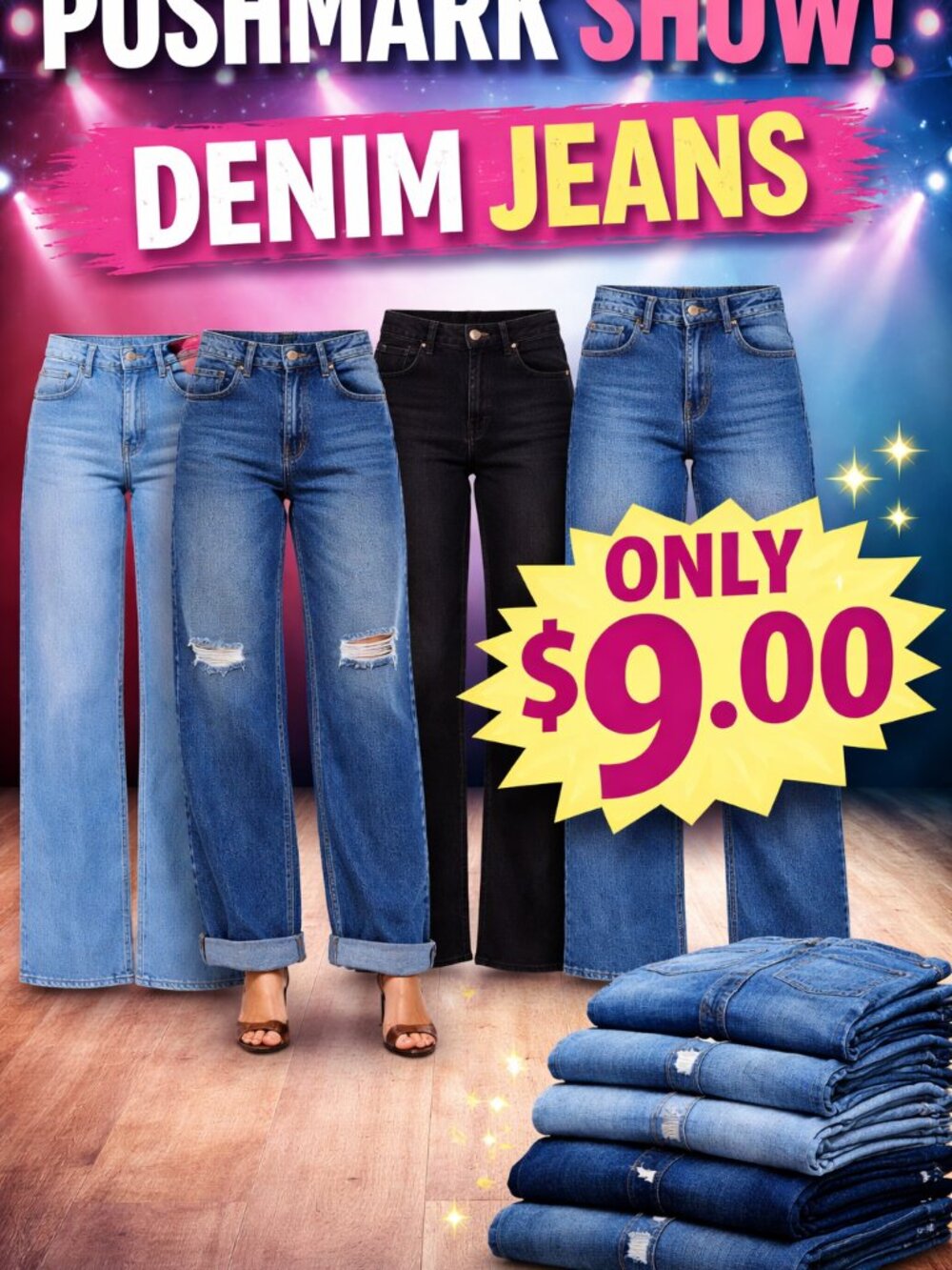 Special jeans $9.00 Various Sizes and Brand